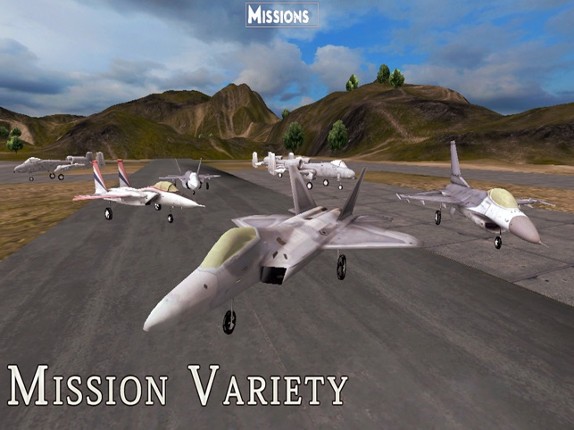 F-22 Raptor - Combat Flight Simulator of Infinite Airplane Hunter screenshot