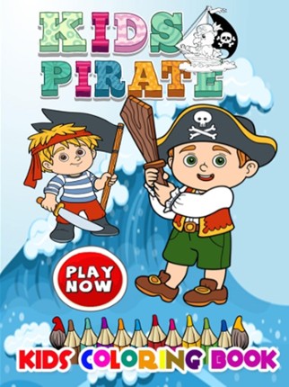 Free pirate games finger painting kid-coloringbook Image