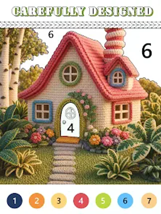 Threaded Color Paint By Number Image