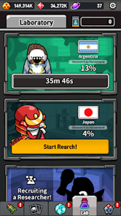Earth Defense : Idle RPG screenshot