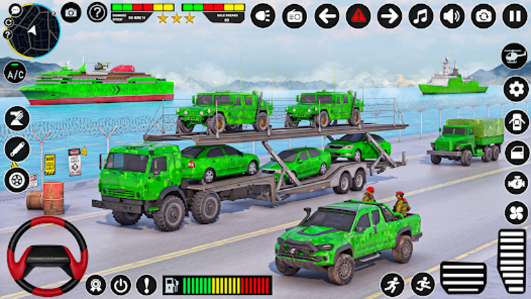 Army Vehicle Transport Game Image
