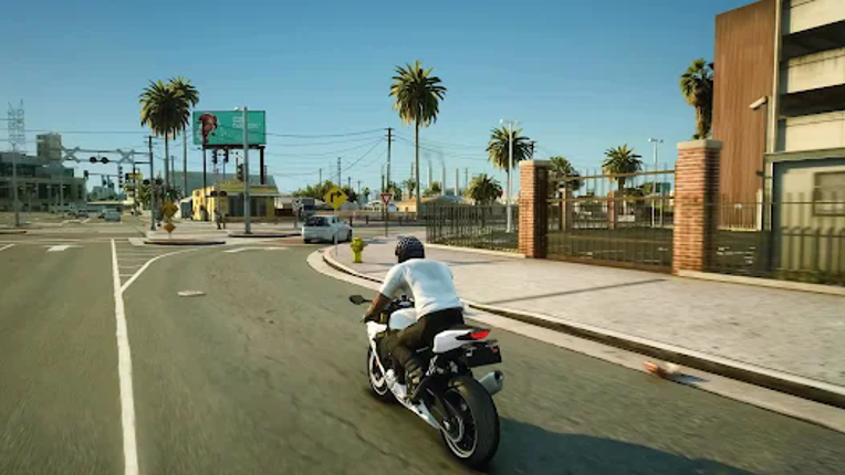 Highway Bike Traffic Racer 3D screenshot