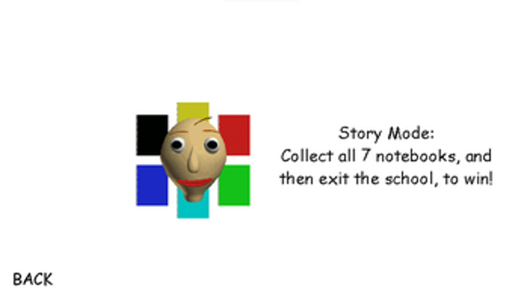 Baldi's Basics But Anyone Can Walk Throught Wall Image