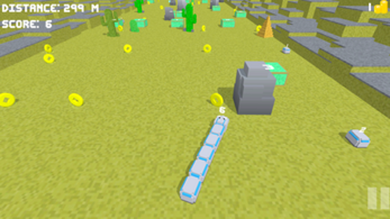 Blocky Snake Image