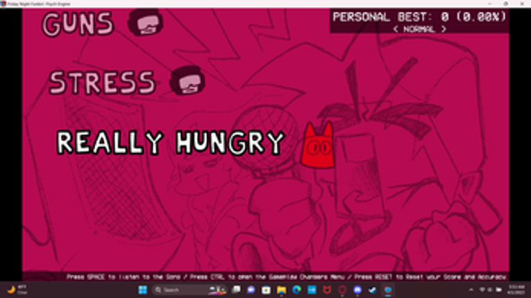 Friday Night Funkin' Hungry but Blue Orders a Pizza screenshot