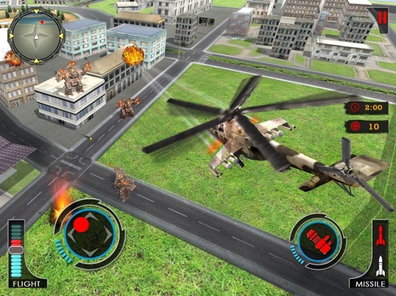 Gunship Robot Helicopter Fight screenshot