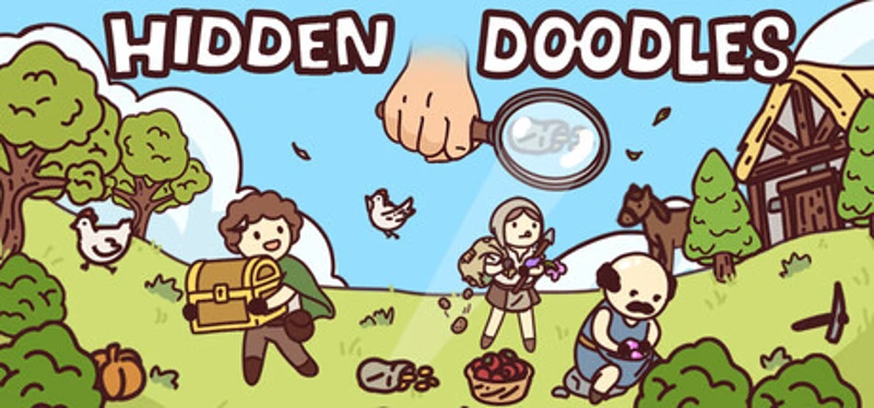 Hidden Doodles: Medieval Town Image