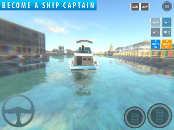 Jet Boat Sim Cruise Ship Swift screenshot