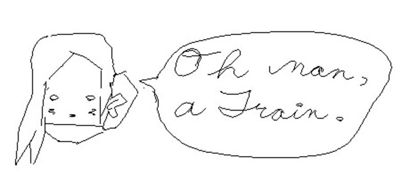 Oh man, a Train. Image