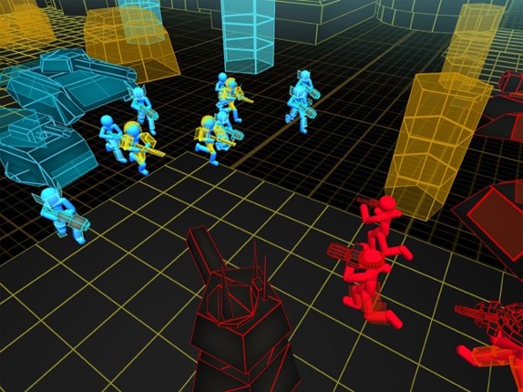 Stickman Simulator: Neon Tanks screenshot