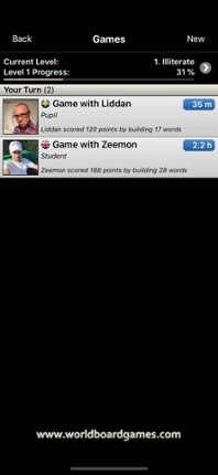 Train Words screenshot