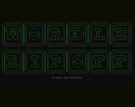 Wordle Ripoff in the Console Image