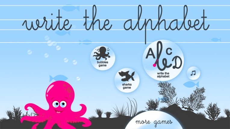 Write the Alphabet - Free App for Kids and Toddlers - ABC - Kid - Toddler screenshot