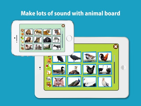 Animal sounds and pictures, hear jungle sound in Kids zoo, Petting zoo with real images and sound screenshot