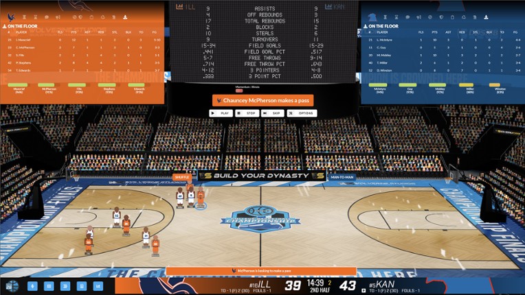 Draft Day Sports: College Basketball 26 screenshot