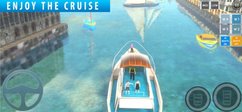 Jet Boat Sim Cruise Ship Swift screenshot