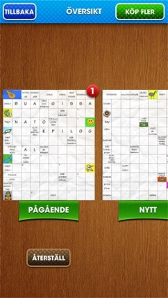 Korsord (Svenska) screenshot