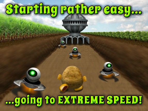 POTATO STORY - action runner fun game screenshot