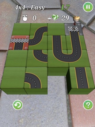 Run - Slide Puzzle 3D Image