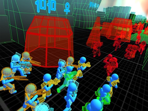 Stickman Simulator: Neon Tanks screenshot