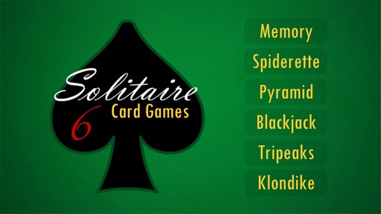6 Solitaire Card Games screenshot