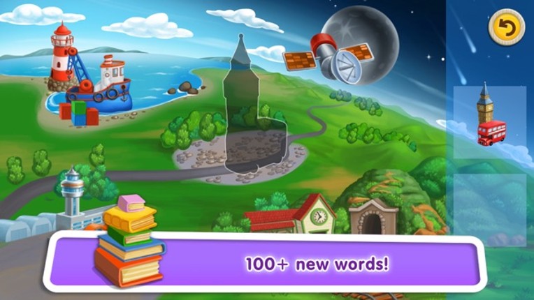 Baby Puzzles for Kids: Learn Words in 5 Languages screenshot