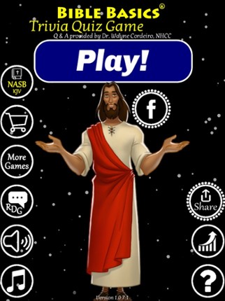 Bible Basics Trivia Quiz Game screenshot