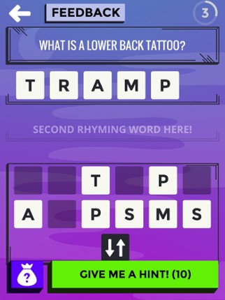 Dirty Birdy: An Evil Minded Rhyme Game screenshot