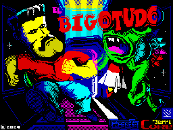 EL BIGOTUDO - ZX Spectrum 128k Game Cover