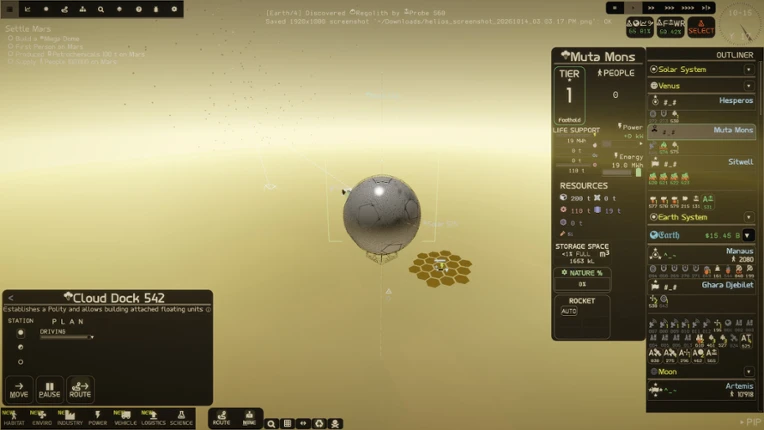 Extrapolation screenshot