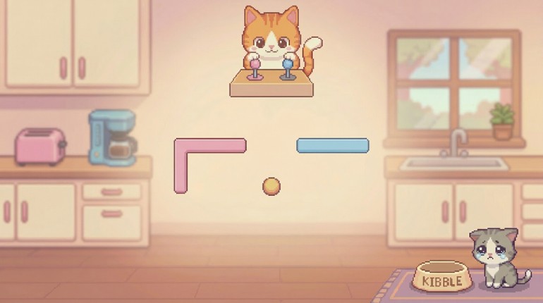 Feed the Cat: Gravity Puzzle Image
