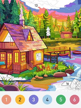 Farm Color - Paint by number screenshot
