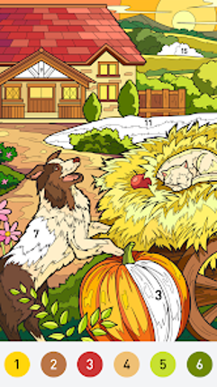 Farm Color - Paint by number screenshot