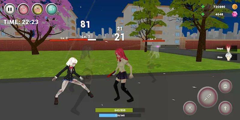 Anime High School Simulator screenshot