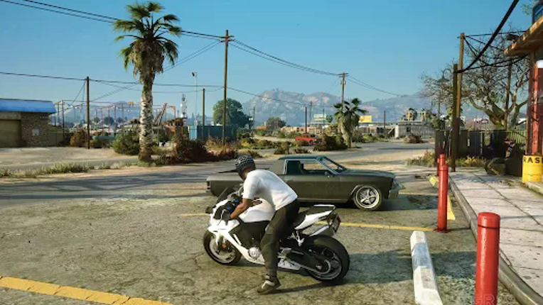 Highway Bike Traffic Racer 3D Image