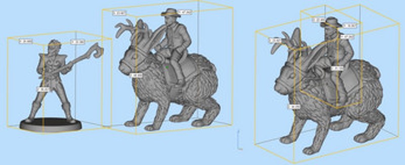 Cowboy Riding Jackalope - War in Christmas Village screenshot