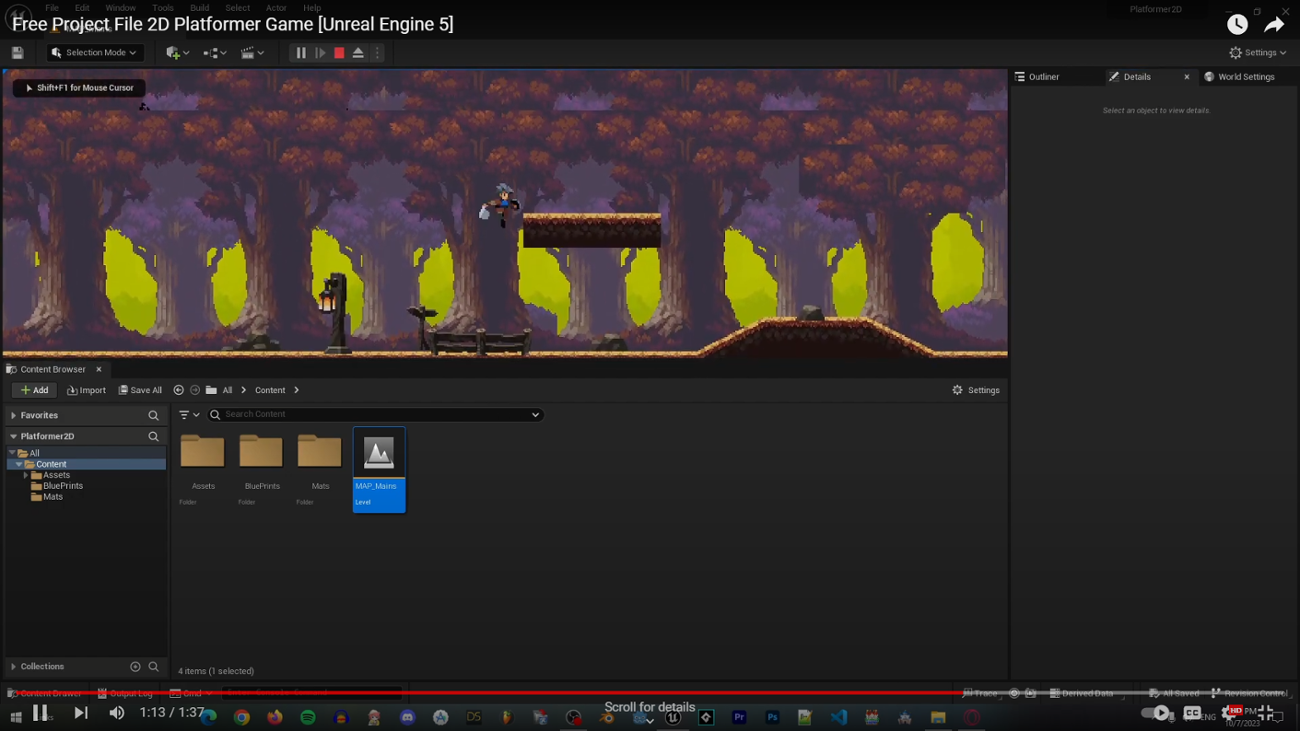 Games like Free Project File 2D Platformer Game [Unreal Engine 5]