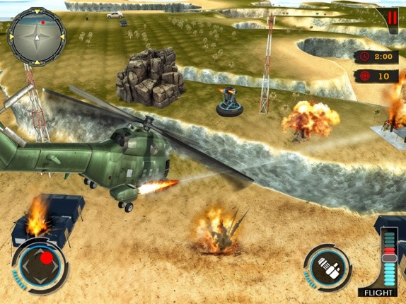 Gunship Robot Helicopter Fight screenshot