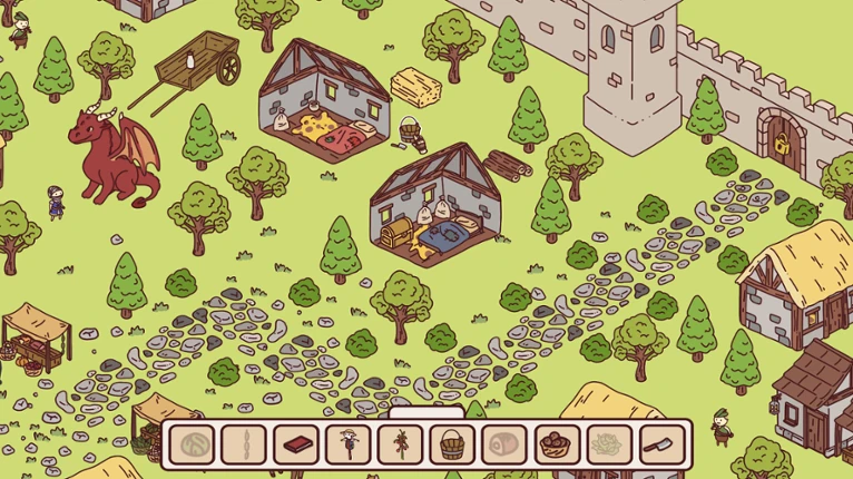 Hidden Doodles: Medieval Town screenshot