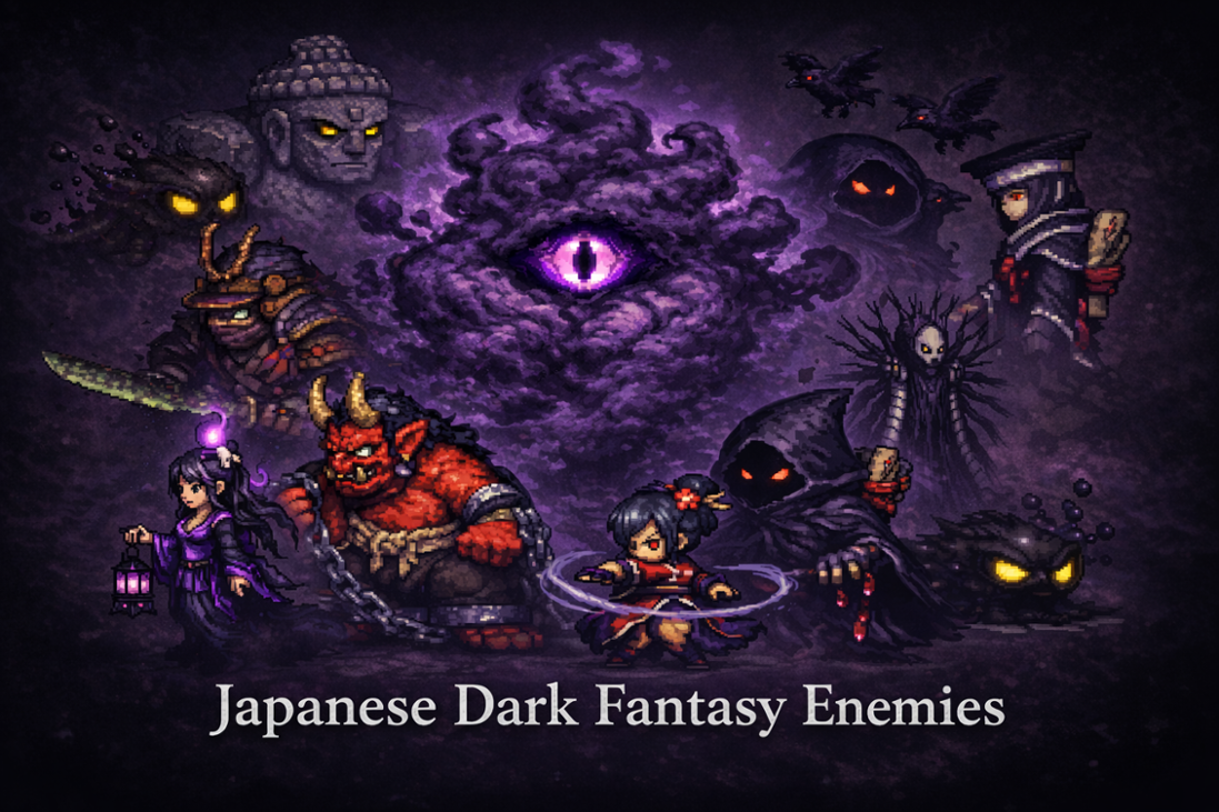Games like Japanese Dark Fantasy Enemy Pack – Cursed Spirits & Aberrations