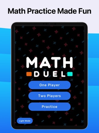 Math Duel: 2 Player Study Quiz Image