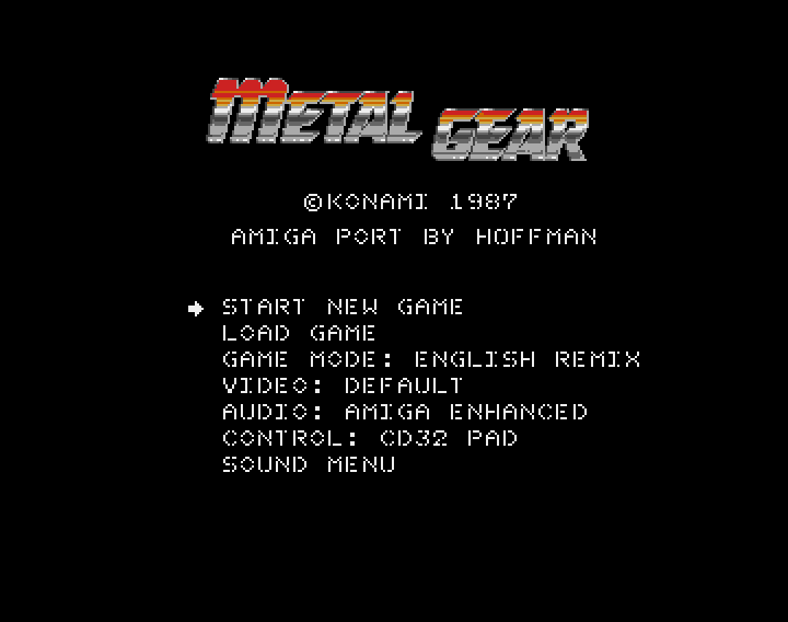 Games like Metal Gear - Amiga Port