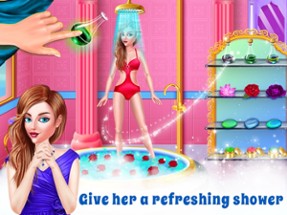 Princess Swimming Pool Party Image