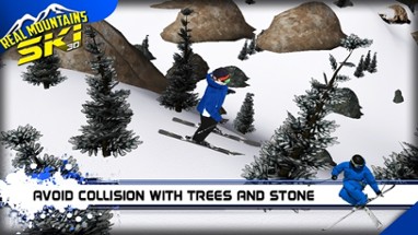 Real Mountain Ski Game Image