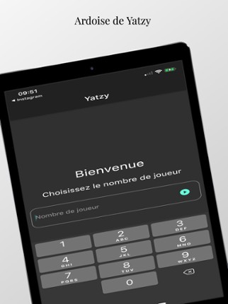 Ardoise de Yatzy Image