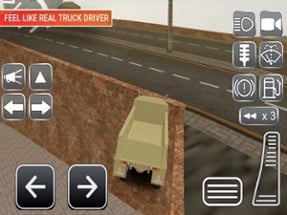 Ex Military Truck Driving Image