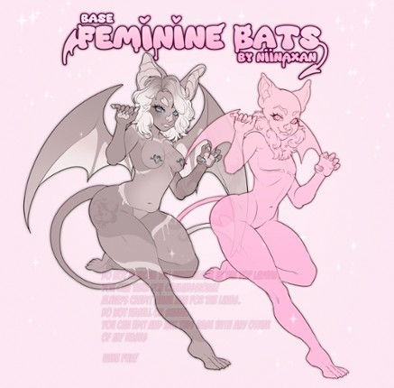 Feminine BATS | CUTE COW TIER & Above | Reference sheet September  2/3 Image