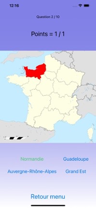 France, Régions & Départements screenshot