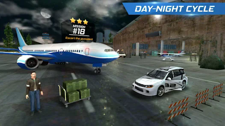 Airplane Flight Pilot Image