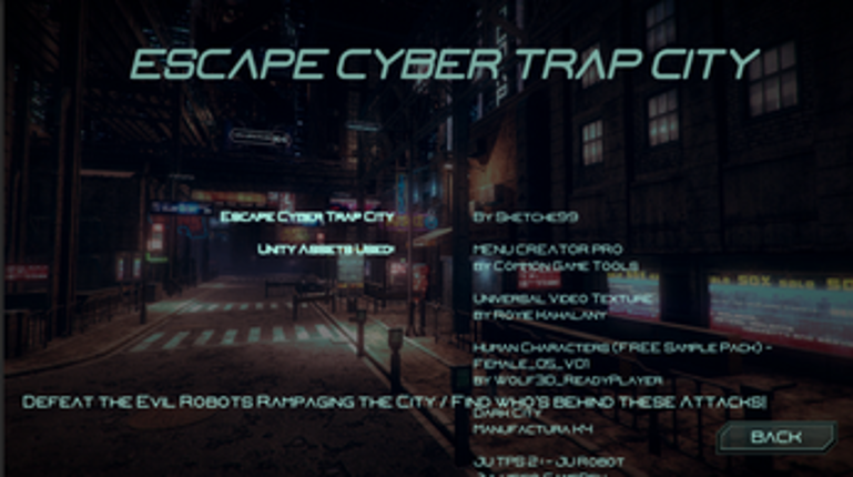 Escape Cyber Trap City screenshot